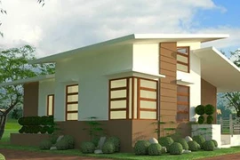 Mê mẩn những mẫu nhà cấp 4 mái lệch độc đáo