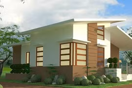 Mê mẩn những mẫu nhà cấp 4 mái lệch độc đáo