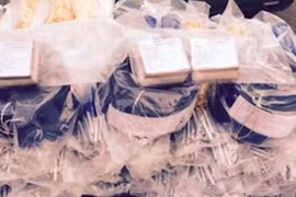 Thanh Hóa phát hiện xe taxi chở 30 kg thỏi thuốc nổ và kíp nổ