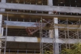 Dự án Công ty Sao Mai rơi thanh sắt làm chết người