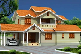 Mê mẩn 10 mẫu biệt thự phố mái ngói đẹp tinh tế