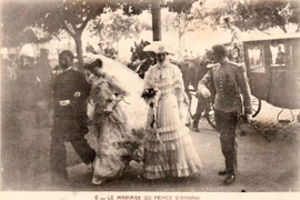 Điều cực đặc biệt trong đám cưới vua Hàm Nghi và vợ Tây 