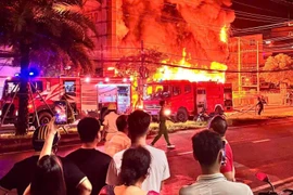 An Giang: Cháy lớn tại cửa hàng điện máy, hàng hóa bị thiêu rụi 