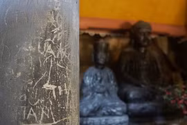 Ảnh: Ngôi chùa “đẹp thứ nhì trời Nam” bị vẽ bẩn chi chít