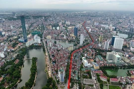 Ảnh toàn cảnh tuyến đường sắp mở rộng giá 3,5 tỷ đồng mỗi mét