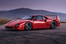 Siêu xe Ferrari F40 “siêu chất” với mâm HRE hàng thửa 