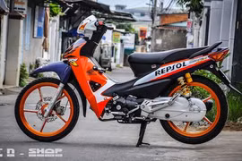 Honda Wave Repsol độ đồ chơi đắt hơn mua xe mới
