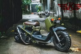 Honda Zoomer 50 độ phuộc hơi “siêu độc” tại Hà Nội