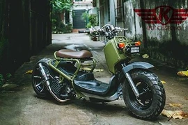 Honda Zoomer 50 độ phuộc hơi “siêu độc” tại Hà Nội