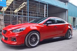Xe ôtô Mazda 6 độ widebody “hàng thửa” tại Hà Nội