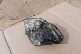 Lần theo vệt sáng trên trời rơi xuống, người đàn ông tìm thấy báu vật