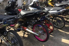 49 nam nữ từ các tỉnh về Tiền Giang “tranh tài” đua xe thì bị bắt