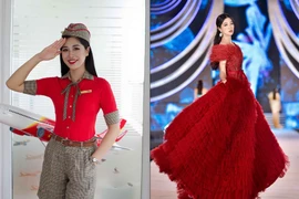 Nữ tiếp viên hàng không thi hoa hậu sở hữu gu thời trang thanh lịch