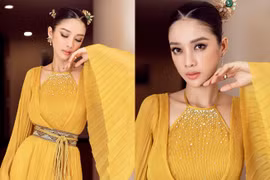 Thời trang gợi cảm của 'nàng Kiều' Trình Mỹ Duyên 