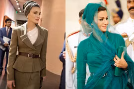 Vương phi Qatar khí chất ngời ngời với phong cách sành điệu