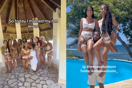 Người đàn ông Mỹ gây sốc vì cưới 10 phụ nữ cùng lúc