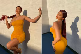 Những lần nữ tỷ phú Kylie Jenner mặc trang phục bó sát “nghẹt thở”