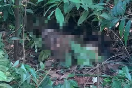 Xác định được thi thể nam giới quấn chăn và dây trên đồi Cao