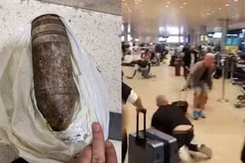 Náo loạn sân bay Israel vì mang đạn pháo chưa nổ về làm kỷ niệm