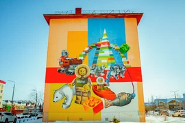 Những bức tranh tường ấn tượng trên đường phố Nga