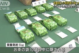 Chàng trai Việt bị bắt ở Nhật vì nhận túi trà giấu ma túy