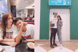 Soi trang phục đồng điệu của cầu thủ Thành Chung và bạn gái xinh đẹp 