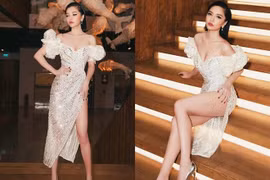 Sao Việt diện váy xẻ cao hun hút và những pha che chắn đỉnh cao