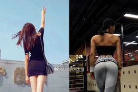 Bí kíp để có vòng 1 và 3 'siêu khủng' của 'nữ thần gym' Trung Quốc
