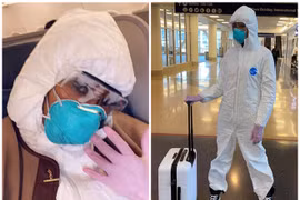 Cùng ngắm thời trang sân bay 'độc' mùa Covid-19 của các ngôi sao