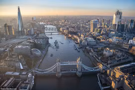 Kinh ngạc vẻ đẹp nhìn từ trên cao của Thủ đô London