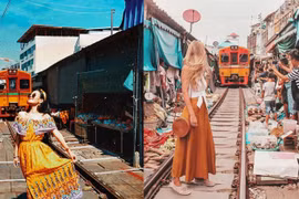 Hai khu phố đường tàu ở châu Á hút khách du lịch