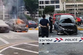 Vừa mua ô tô cũ 10 ngày, chiếc xe bốc cháy thành “sắt vụn“