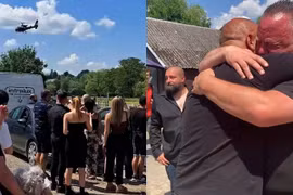 Người đàn ông giả chết rồi đến đám tang mình bằng trực thăng