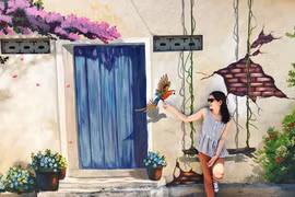  “Check- in” ngôi làng bích họa đẹp mộng mơ ở Quảng Bình