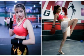 Dàn nữ nhân viên ngân hàng hóa hot girl boxing gợi cảm
