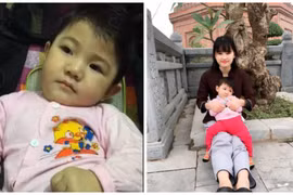 Ảnh năm mới của bé 14 tháng nặng 3,5kg bên "tiên nữ"