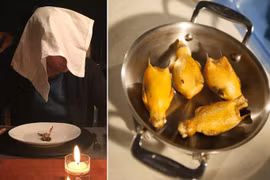 Ám ảnh món họa mi nướng thơm lừng và tấm khăn che mắt Chúa 