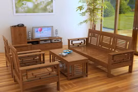 Phong thủy khi sắp xếp bàn ghế trong phòng khách để tài lộc dồi dào