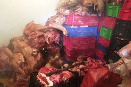  Đột kích đường dây kinh doanh thịt lợn thối