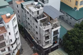 Công trình "khủng" nghi vi phạm trật tự xây dựng ở phường Vĩnh Tuy