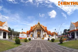 Khám phá kỳ quan chùa Cẩm Thạch của Hoàng gia Thái Lan