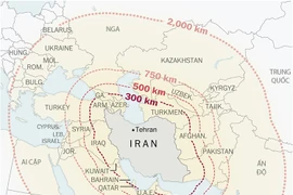 Trung Đông rực lửa, lộ diện “Bản đồ thông tin tên lửa” của Iran