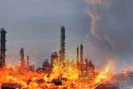 Nổ tại nhà máy lọc dầu cung cấp 25% nhu cầu nhiên liệu của Iran