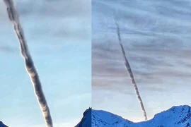 Đám mây lạ "lao thẳng" xuống núi, dân Alaska hoang mang