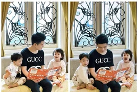 Con trai bầu Hiển lần đầu tiết lộ bất ngờ về cặp song sinh