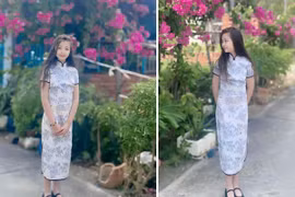 Con gái "hot girl ngực khủng" Elly Trần đẹp ngọt ngào, chiều cao vượt trội