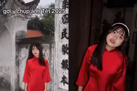 Hướng dẫn tạo dáng chụp ảnh Tết, nhìn muốn “tụt huyết áp“