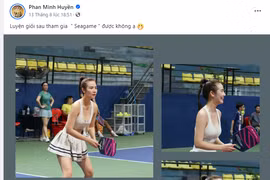 Suốt ngày khoe ảnh Pickleball, Huyền Lizzie đặt mục tiêu dự "SEA Games"