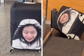 Lo thất lạc hành lý ở sân bay, cô gái có hành động lạ