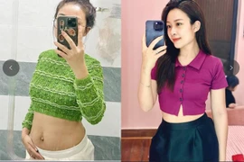 Cô giáo mầm non xứ Nghệ khoe vóc dáng sau khi sinh 2 con